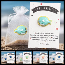 Pocket Hug Whale Valentine's Gift Card Set 1 Pack