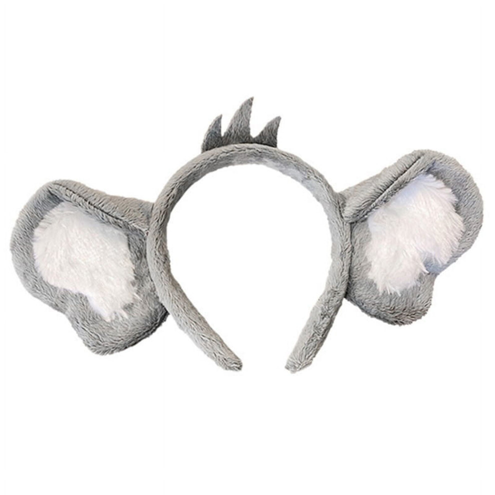 Plush Koala Ears Headband Cartoon Animal Ears Hair Hoop Washing Makeup Hairband