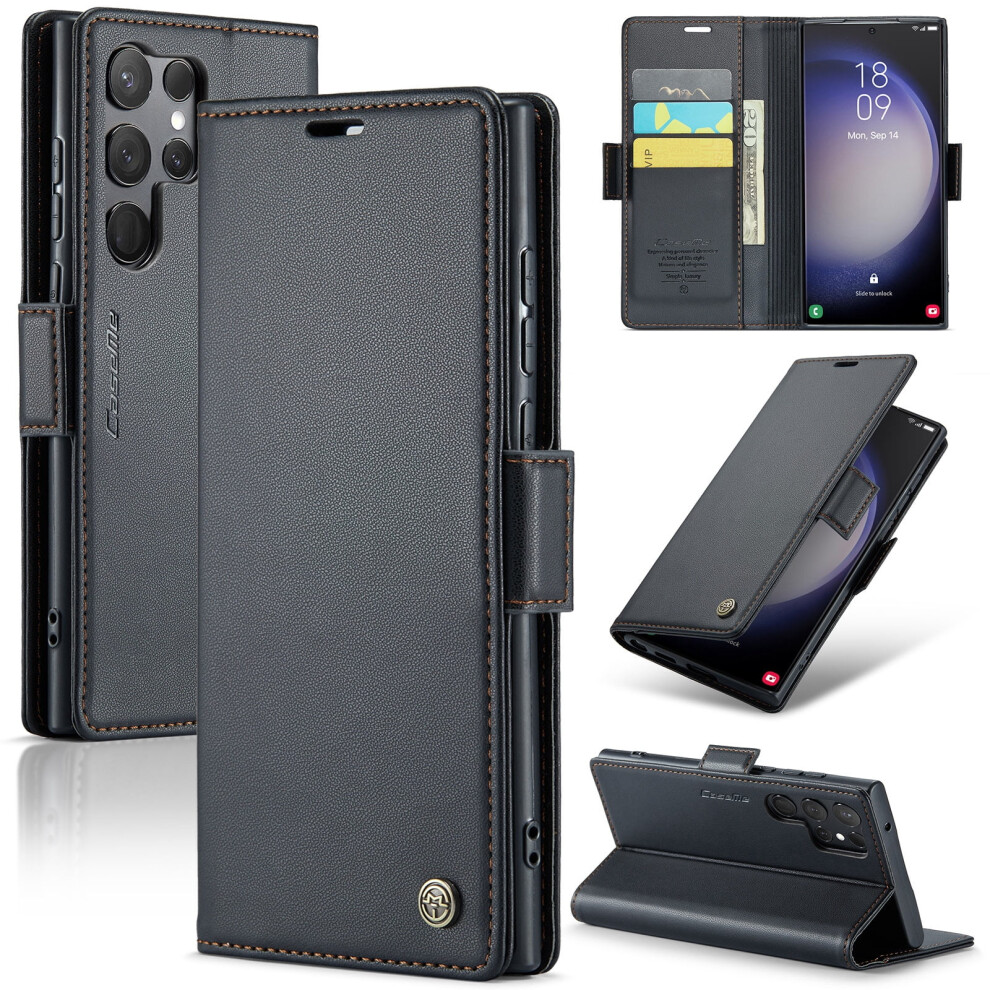 Caseme Leather Wallet Case For Samsung Galaxy S23 Ultra 5G 971050694108