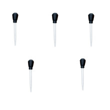 5Pcs Turkey Baster, Syringe Meat Marinade Injector Needle, Silicone Bulb and Cleaning Brush Meat Baster for Kitchen Cooking