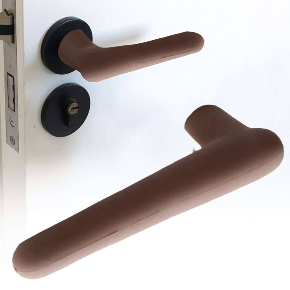 Silicone Door Handle Cover & Protector With Anti-Collision Rubber Strips Â Compatible With Standard Door Handles 9313598254085