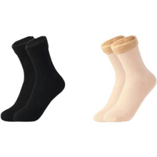 Women's Autumn Winter Socks, Thick Plush Wool-Like Boot Socks for Snow, Skiing, Outdoor Sports, and Home Comfort