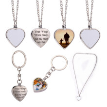 Heart Cremation Keychain