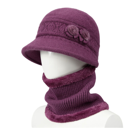 Σετ Κασκόλ Willtoo Winter για Γυναικεία Ζεστά Καπέλα Cloche + Σετ Κασκόλ Circle για Αξεσουάρ 1