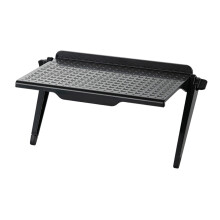 Étagère TV pour écran, pliable, avec poignée antidérapante, surface texturée pour une meilleure prise en main, support flexible, deux supports
