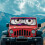 Foldable Windshield Sun Shade for Jeep Wrangler and 3