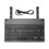 Ergonomic Design Foldable Wireless Keyboard With Sensitive Touchpad Travel Keyboard Mini Bluetooth Keyboard Bluetooth Multi Devices Connection 1