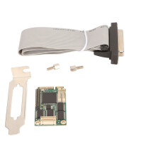CH382L Based Multi Serial Port Expansion Card, Four Asynchronous Ports And Enhanced Parallel Interface On PCI Express Bus Plug And Play Ready For