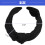 Knotted Headband for Women Black 1 Pc 4