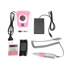 Upgraded Nail Drill For Acrylic Nails35000RPM, Powerful Electric Nail Filer with Bits Set, Lightweight Cordless E-File for Gel Polish Removal and