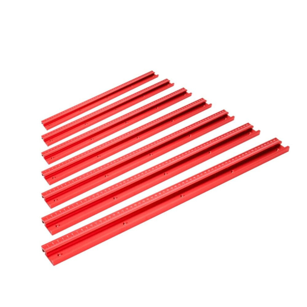 300-1220Mm Red Aluminum Alloy 45 Type T-Track With Scale Woodworking T-Slot Miter Track For Table Saw Router Table 9152228631960