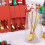 Spoon Fork Santa Claus Christmas Tree Spoon Golden Christmas Tableware Set 7