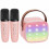 Mini Karaoke Machine Portable Bluetooth Speaker with 2 1