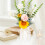 Imitation Ceramic Vase Desktop Vase for Small Medium Large Sizes White 1