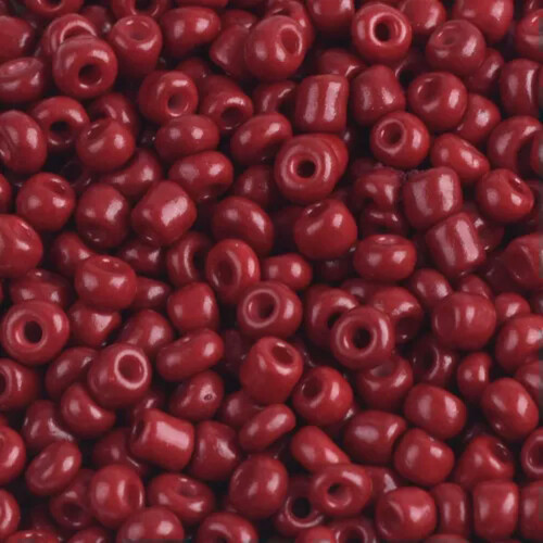 Glass Spacer Beads Deep Red Round Opaque 2mm 1000pcs