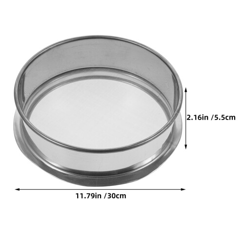 Stainless Steel Round Fine Mesh Strainer for Ceramic Pottery Glaze 1