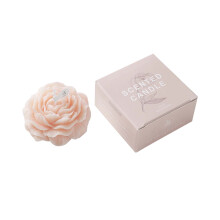 Bougie parfumée à la pivoine avec bougie cadeau en forme de main, petite bougie parfumée, cadeau d'aromathérapie florale pour femmes, décoration