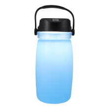 Water Kettle Water Bottle Jug Solar Kettle Outdoor Kettle Tent Lamp Cup Sky-blue Kettle Leadcore USB Charging Kettle