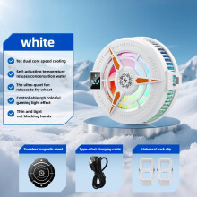 TL25 Mobile Phone Cooler Ice Magnetic Back-clip Semiconductor 3 Levels Adjustment Silent Gaming Cooling Radiator for IOS Android