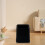 Square trash can black plastic 10L 1