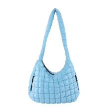 Cloud skladaná kabelka cez rameno pre ženy a dievčatá, moderná crossbody kabelka s veľkou kapacitou z nylonu