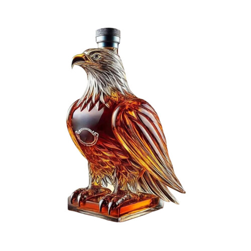 Γυάλινη καράφα Whiskey Eagle, αστείο μπουκάλι ουίσκι για άνδρες, μπαμπά, σύζυγο. Τέλειο