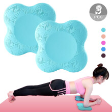 Yoga Knee Pads Thick Soft Cushion Mats Kneeling Support Lightweight Knees Wrists Hands and Elbows Protect Pad for Yoga Pilates Exercise Knee Pad 2Pc