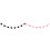 Felt Heart Garland with Wood Beads 2 pcs 1