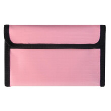 Mála Doiciméad Dóiteáin 5x8 Orlach Dúnadh Zipper Pouch Stórála Sábháilte Pas Airgid Málaí Comhad Dúbailte Sraith Oifig Baile