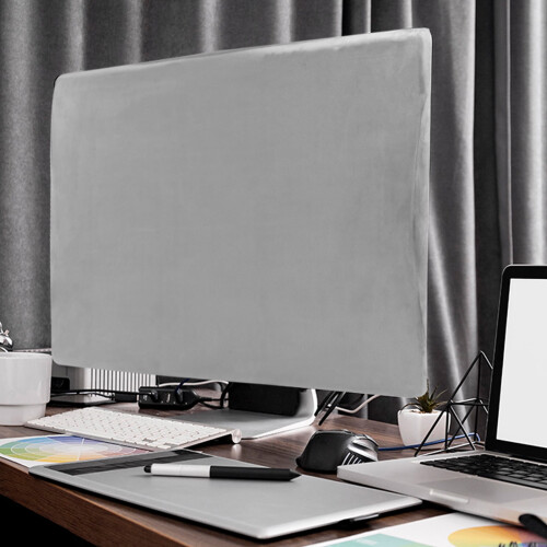 Monitor Dust Covers for 24inch Computer Protective Sleeve Desktop Dustproof LCD Panel Case Computer Screen 1
