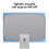 Monitor Dust Covers for 24inch Computer Protective Sleeve Desktop Dustproof LCD Panel Case Computer Screen 7