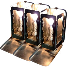 Linterna plegable de bolsillo para velas 1900 (2 unidades) – Linterna decorativa para velas, ideal para acampar, hacer senderismo y viajar –