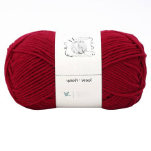 100g Hand-Woven Cotton Crochet Yarn, Soft Worsted, Hypoallergenic, 4-Ply, for Sweaters/Scarves/DIY, 3.5–4.0mm Hook, Beginner Friendly