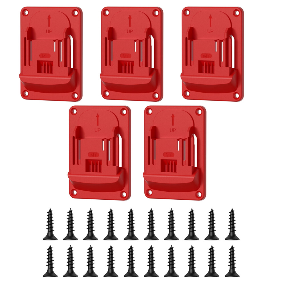 Wall Mounted Drill Holders Set Of 5 For 18V Cordless Tool Practical Abs Brackets With Secure Storage Space Saving Design 9377112579139