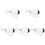 5Stk Wasser Ventil Kit Weiß ABS Robust Einfach Installation 4