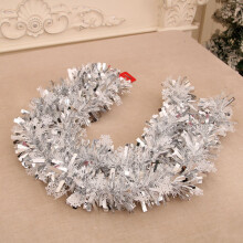 Vintage Christmas Decoration Strips, 70.3in Silver – for Tree Hanging, Gift Tags, Scrapbooking, Table/Mantel/Office/Classroom Decor – Compatible
