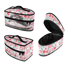 Rose Pattern Garment Steamer Case Zipper Travel Case Steamer Oganizer Travel Steam Iron Case, Bag Only