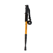 Lightweight Aluminum - Adjustable Hiking & Walking Sticks with Cork Handles, Lever-Lock System, Padded Straps - 1 Pair