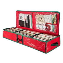 Christmas Wrapping Paper Storage Containers' Gift Wrap Organizer, W1X3
