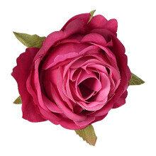 Artificial Velvet Heart Flower Ornament for Outdoor Decor