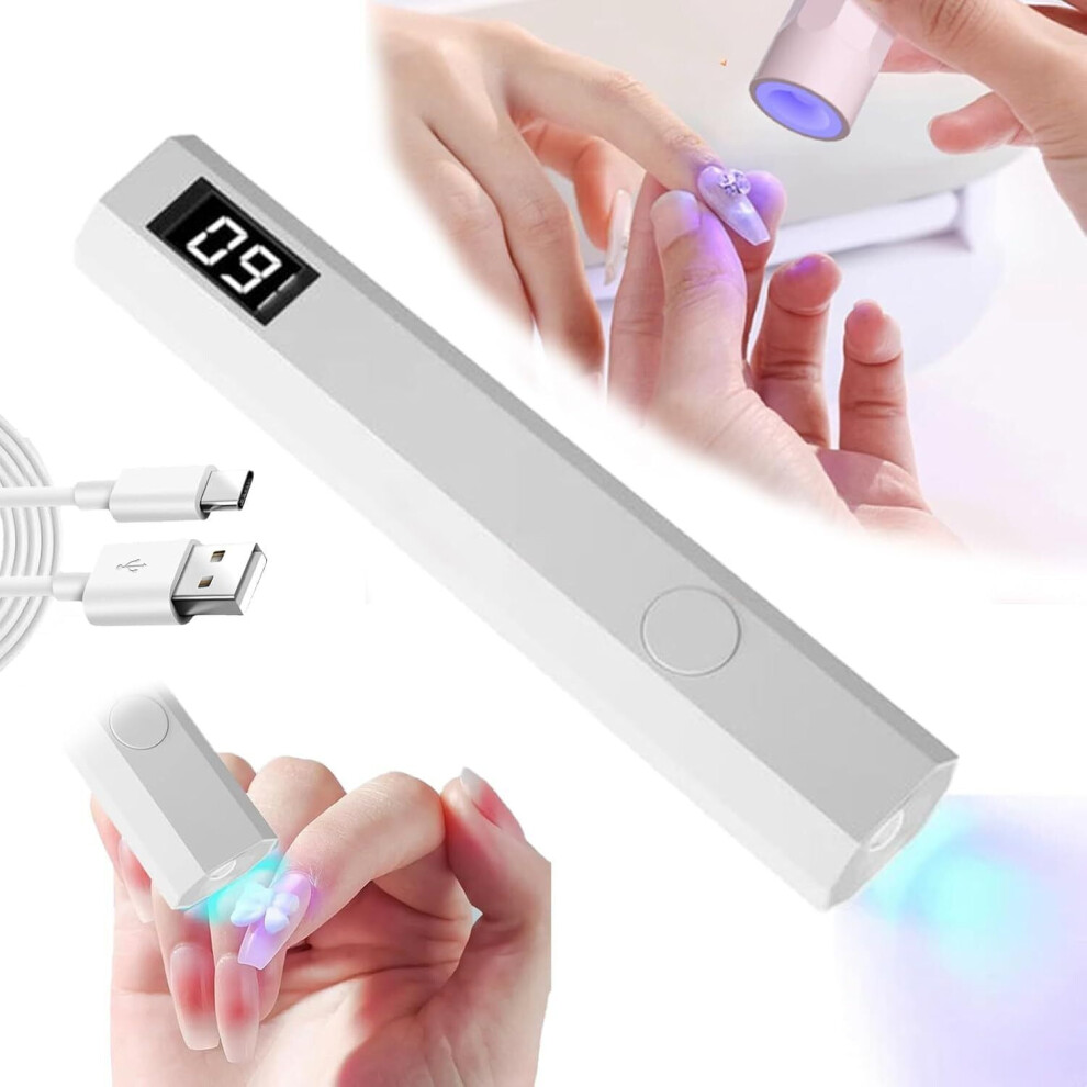 Light Glonailstickers Finger Nails Uv Glo Nail Stickers Kit With Uv