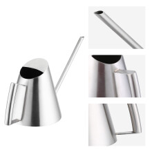 900ml Stainless Steel Watering Can Brushed Indoor Outdoor Garden Plant Tool