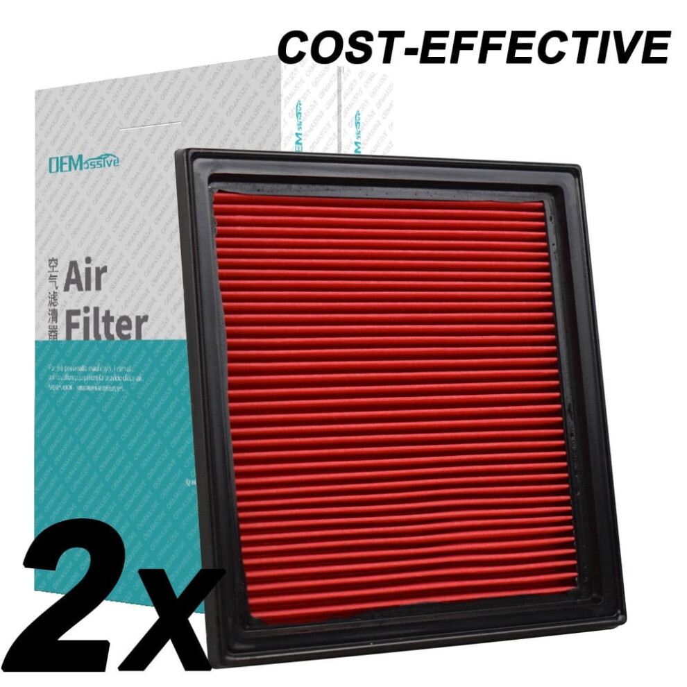 2Pcs Car Engine Air Filter For Infiniti Ex35 Ex37 G35 G37 Qx50 Q60 9027700585003
