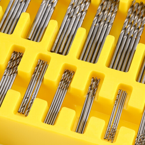 Soft Materials Processing Tools, Craftsmanship Precision Drills, Portable & Organized High Speed Steel Bits 1