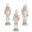 HOMEMAXS Silver Nutcracker Christmas Pendant Set 3 pcs 1