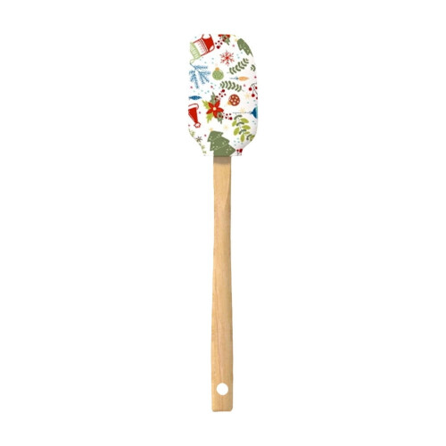 Weihnachtsbackset mit Silikonhandschuhen, Nudelholz,