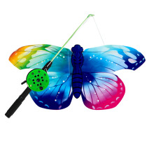 Kids Mini Kite with Reel – Lightweight, Durable, Easy-Fly Outdoor & Indoor Toy for Boys & Girls; Compatible with Plastic Fishing Rod