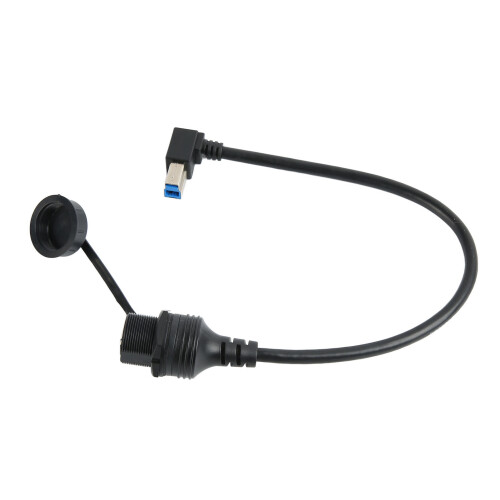 Micro Usb Panel Mount Cable, Plug And Play Flush Mount For High Speed Data Transfer And Security Charging (Solderless And Screwless) 2