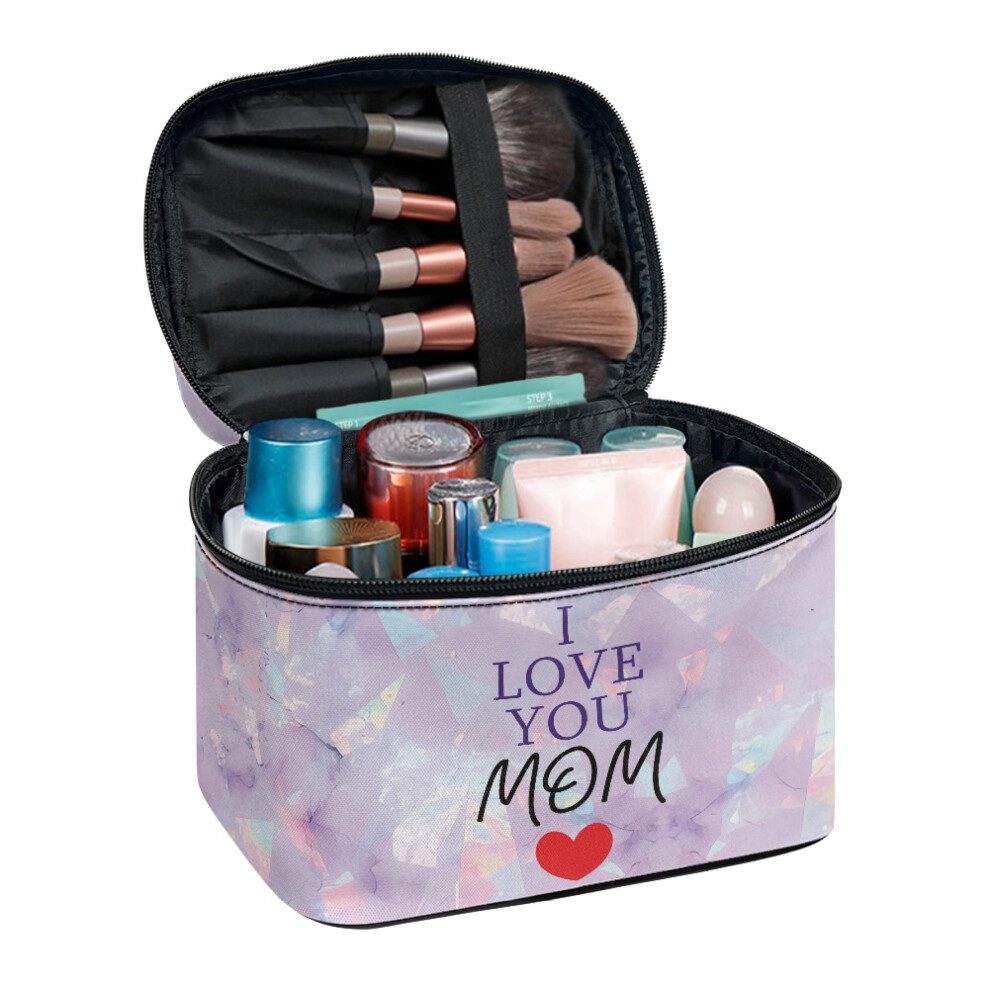 Makeup Brush Bag Portable Polyester Foldable Zipper