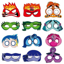 12Pcs Inside Out Anime Themed Glasses, Party Supplies Photo Booth Prop Cartoon Character Cosplay Birthday Gift for Kids.